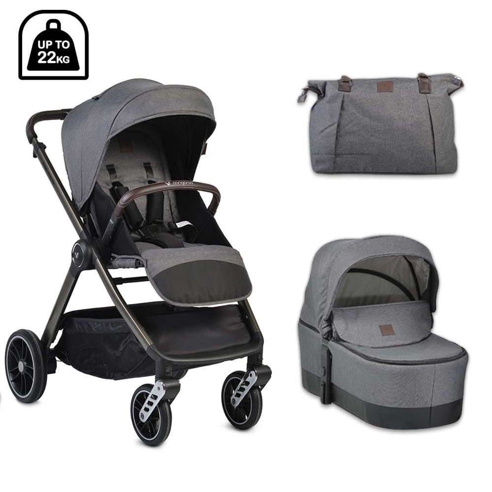Cangaroo Macan 2in1 babakocsi, szürke