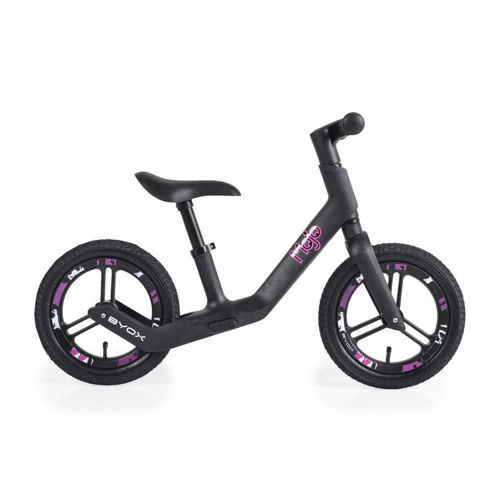 Byox Mojo futóbicikli, fekete-pink - Játéktündér webáruház