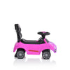 Moni Rider beülős autó tolókarral, pink