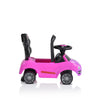 Moni Rider beülős autó tolókarral, pink