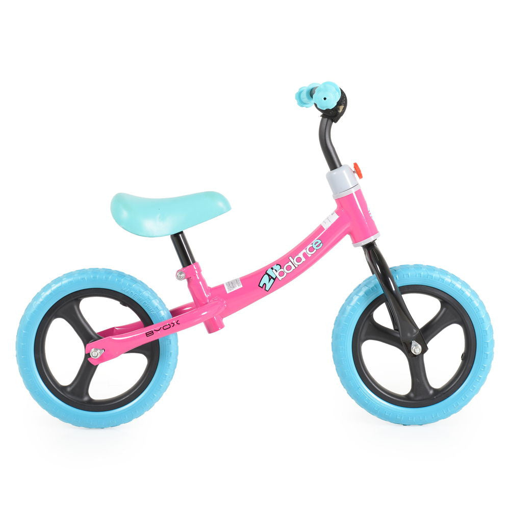 Byox 2B karbon futóbicikli 20 kg-ig, pink-kék