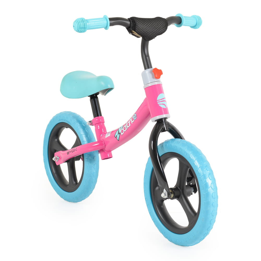 Byox 2B karbon futóbicikli 20 kg-ig, pink-kék
