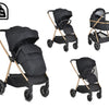 Cangaroo Hydra 2in1 babakocsi, fekete