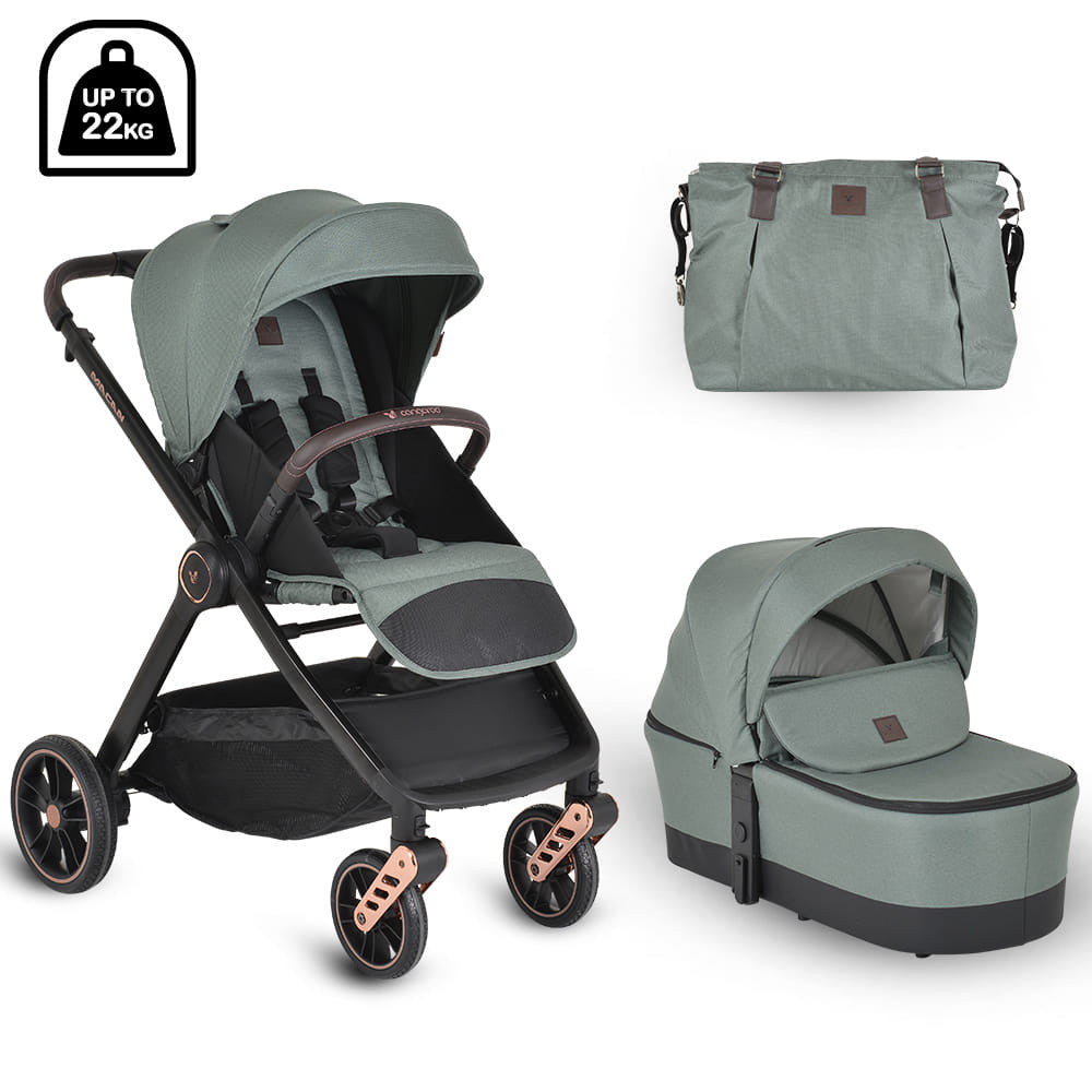 Cangaroo Macan 2in1 babakocsi, zöld