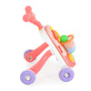 Moni Toys 2 az 1-ben járássegítő és aktivitási asztal, rózsaszín