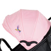 Moni Colibri sport babakocsi lapra csukható, szimpla első kerékkel, pink