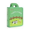 Montessori foglalkoztató könyv textilből, Happy Farm