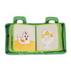 Montessori foglalkoztató könyv textilből, Happy Farm