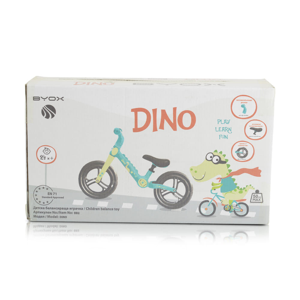 Byox Dino futóbicikli kék - Játéktündér webáruház