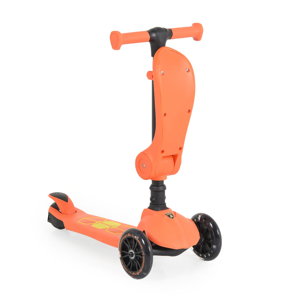 Lamborghini 2in1 ráülős roller, narancs