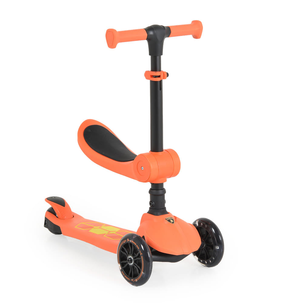 Lamborghini 2in1 ráülős roller, narancs