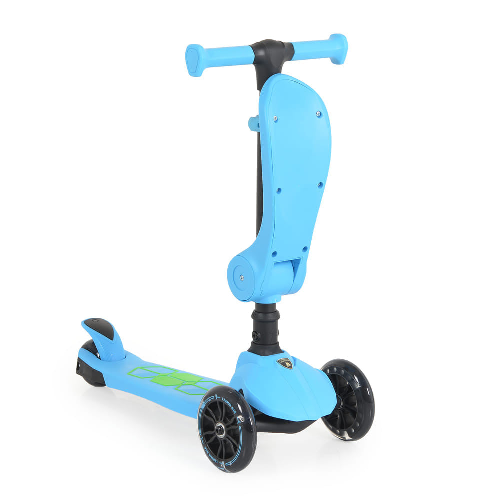 Lamborghini 2in1 ráülős roller, kék