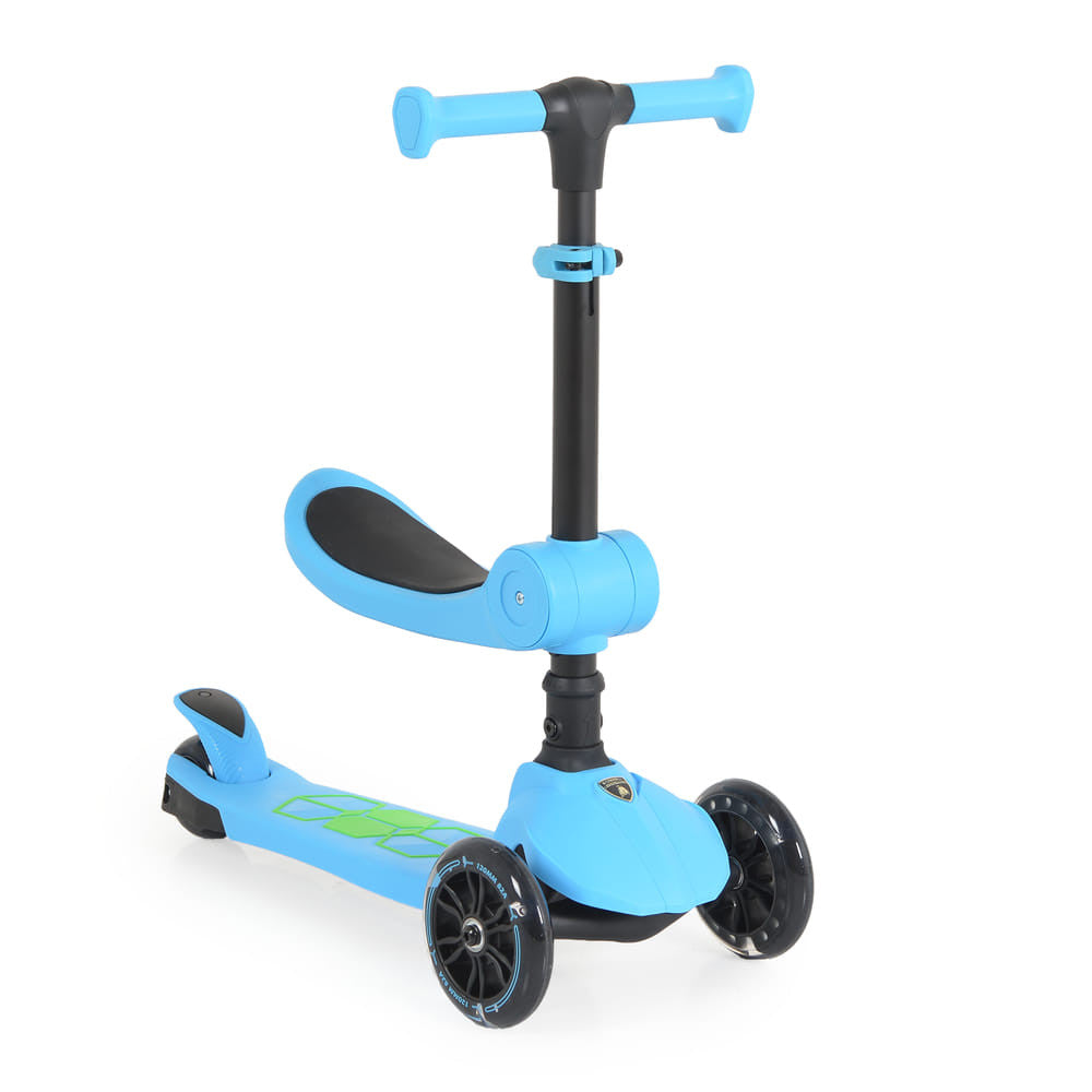 Lamborghini 2in1 ráülős roller, kék