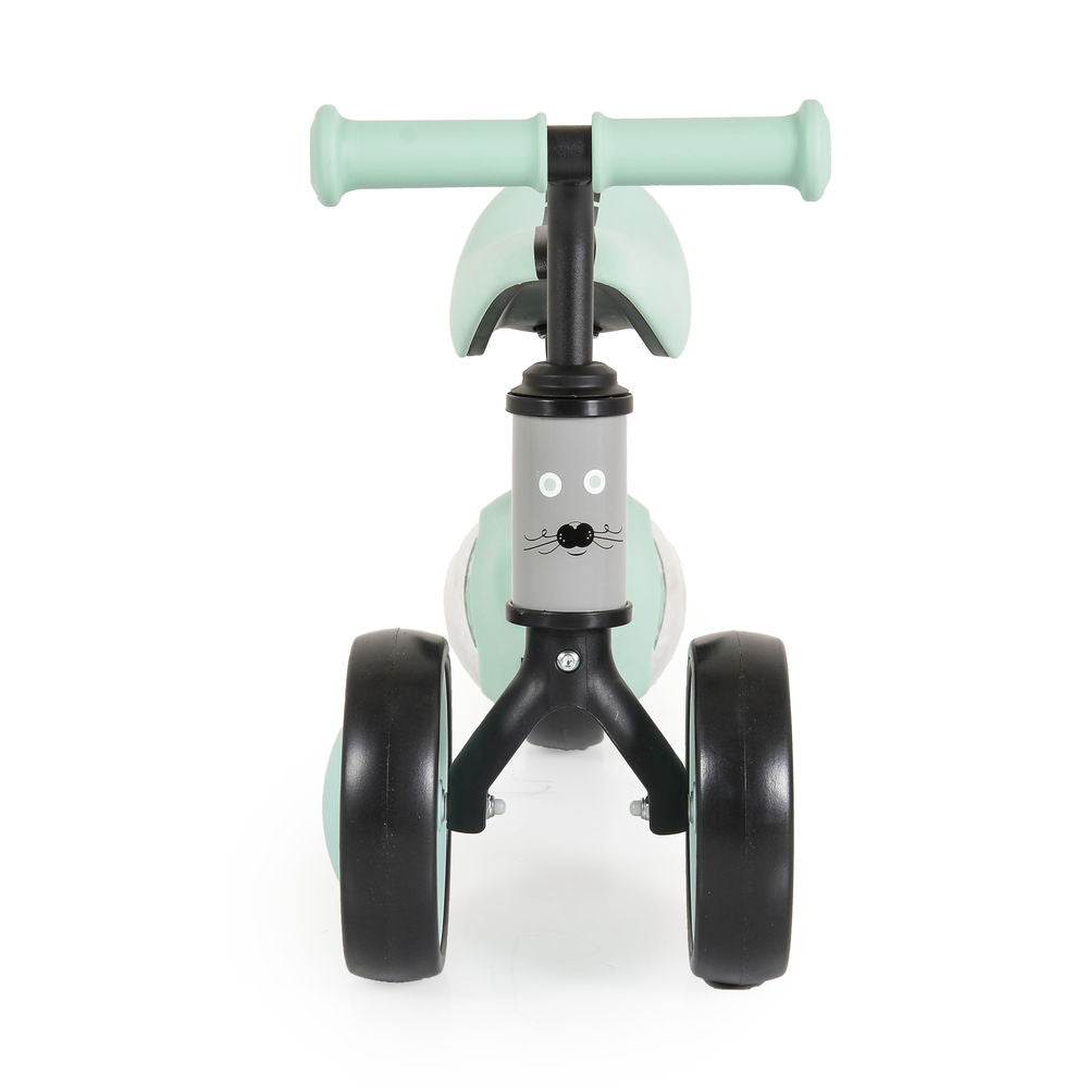 Byox Wee mini 3 kerekű futóbicikli világító hátsó kerékkel, zöld