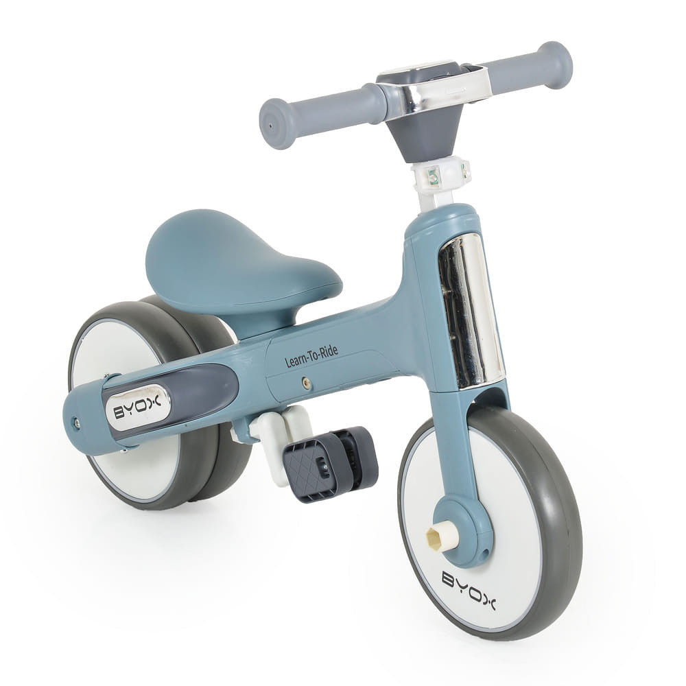 Byox Learn-to-Ride 2in1 mini futóbicikli és tricikli, kék