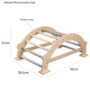 PIKLER Montessori fa mászóhíd és hinta 92 × 43 cm natúr