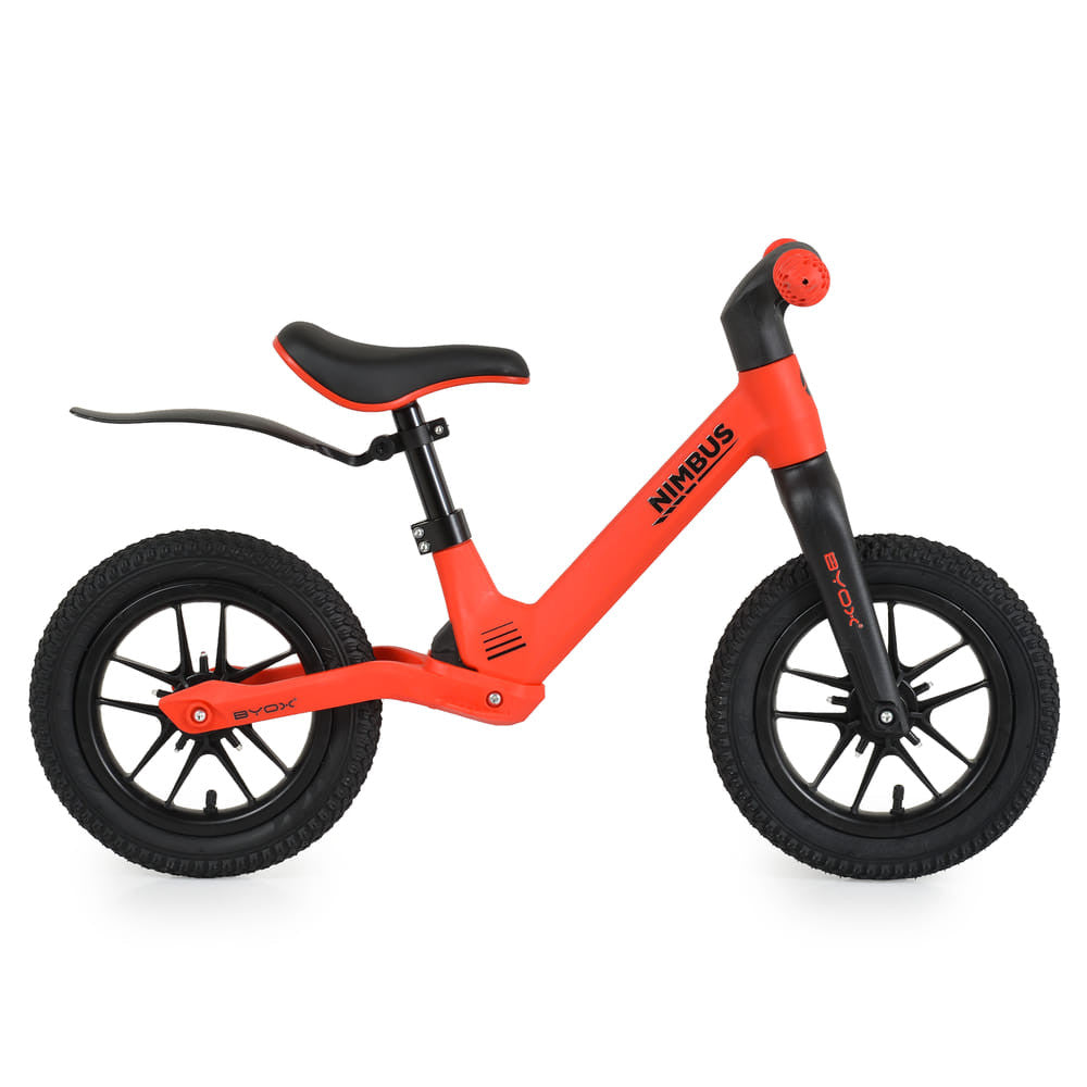 Byox Nimbus 12” futóbicikli világító kerekekkel, piros - Játéktündér webáruház