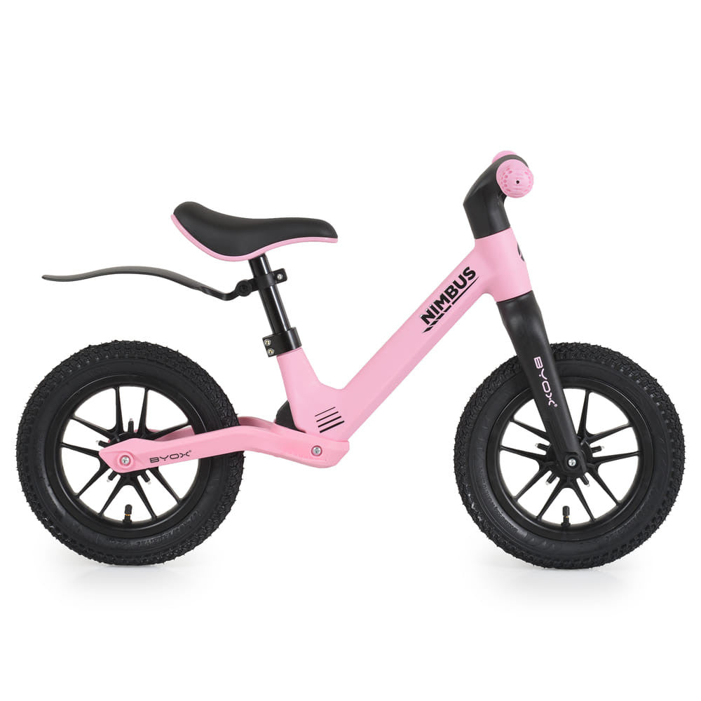 Byox Nimbus 12” futóbicikli világító kerekekkel, rózsaszín - Játéktündér webáruház