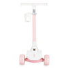 Byox Aero roller, összecsukható, fehér-rózsaszín