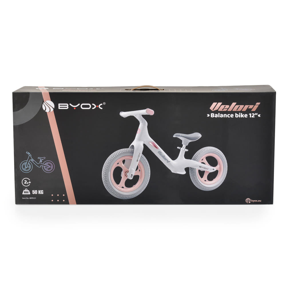 Byox Velori futóbicikli 50 kg-ig, rózsaszín - Játéktündér webáruház