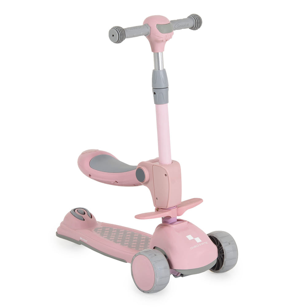 Byox Checkmate átalakítható ráülős roller, rózsaszín