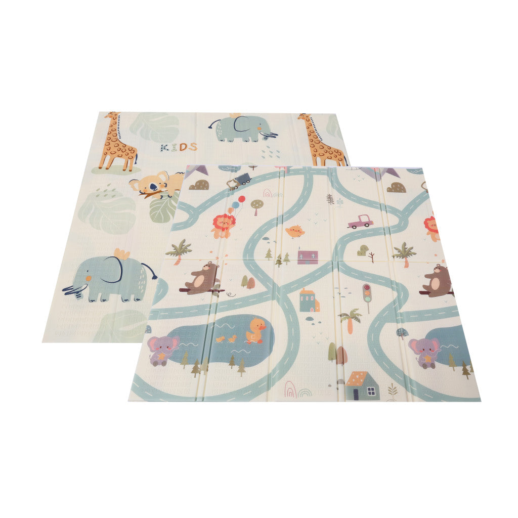 GAMEZONE járóka összecsukható szőnyeggel, 60 labdával 150x200 SZÜRKE - Játéktündér webáruház