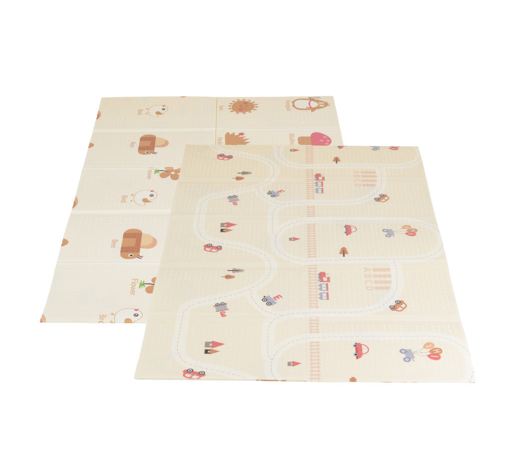 GAMEZONE járóka szőnyeggel, 60 labdával 180x200 VILÁGOS BÉZS - Játéktündér webáruház