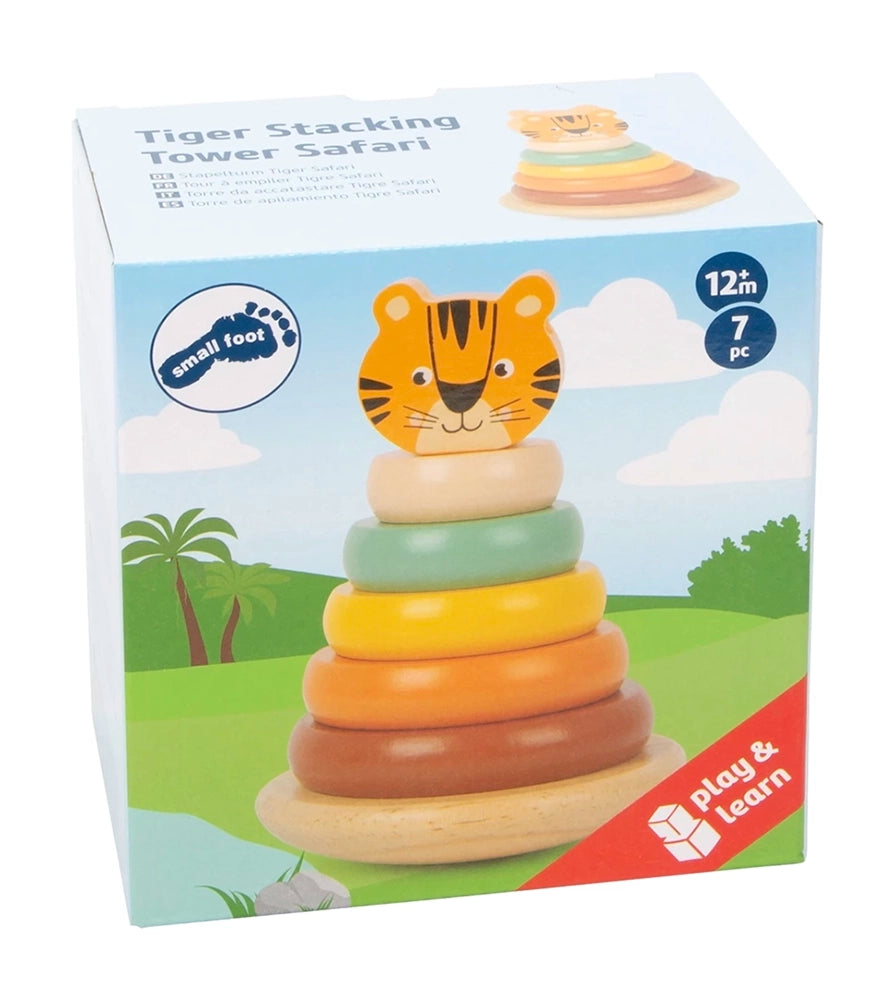 Fa halmozótorony - Tigris „Safari”, 7 részes - Játéktündér webáruház