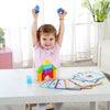 Tooky Toy: Várépítő logikai játék fából