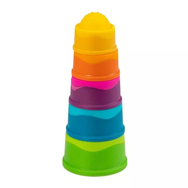 Fat Brain Toys: Puha toronyépítő bébijáték
