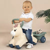 Little Smoby: Baby póni bébijárgány és játéktároló, rózsaszín-szürke