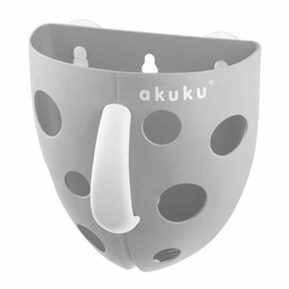 Akuku műanyag fürdőjáték tároló, szürke