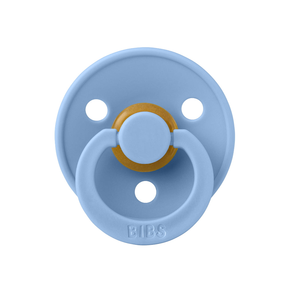 BIBS Colour játszócumi 0–6 hó - égkék, natúr kaucsuk