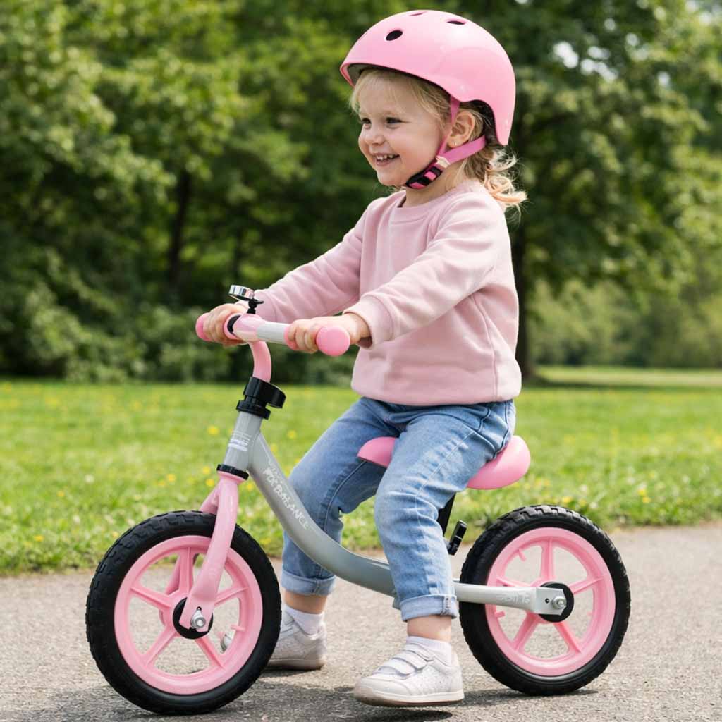 Trike Fix Balance futóbicikli gyerekeknek fehér-rózsaszín - Játéktündér webáruház