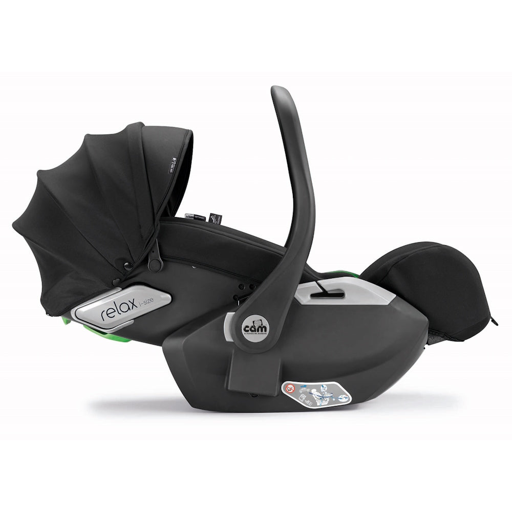 CAM hordozó Relax I-Size 40-87cm Dinamico és Fluido babakocsikra 761 fekete - Játéktündér webáruház