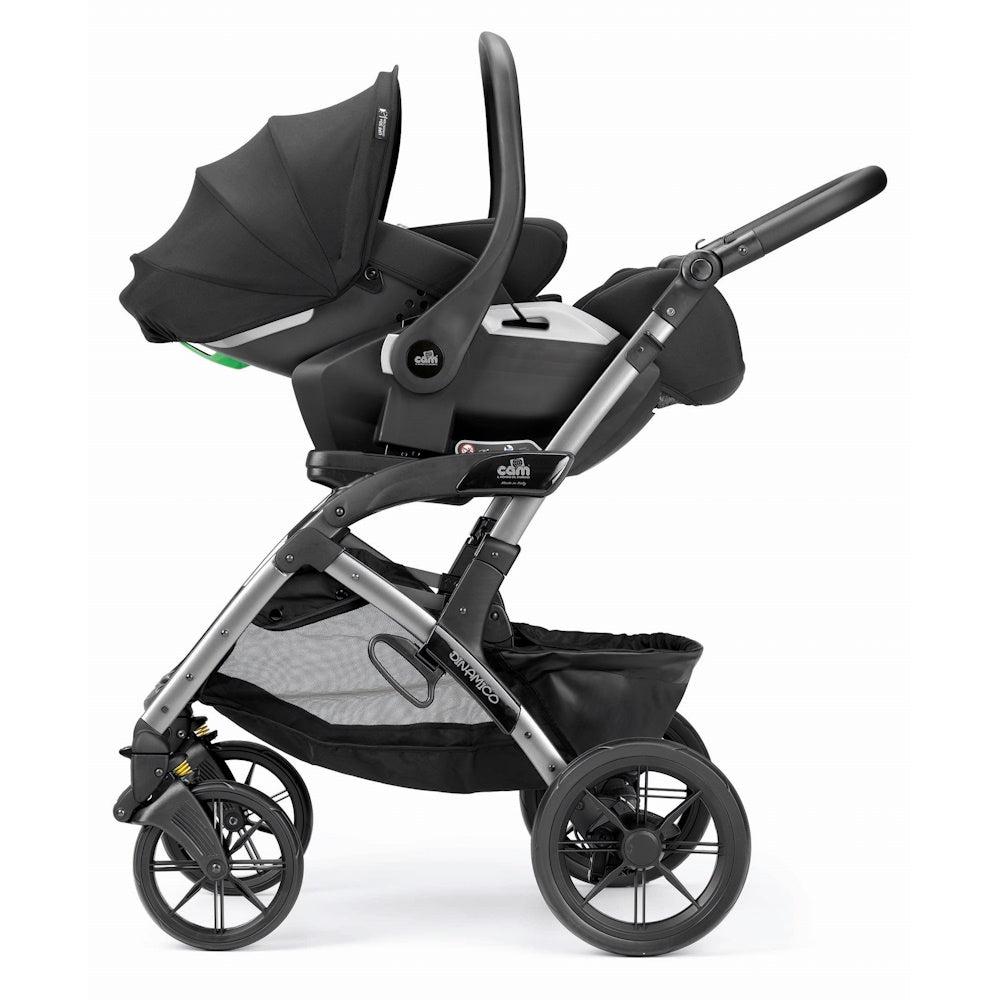 CAM hordozó Relax I-Size 40-87cm Dinamico és Fluido babakocsikra 761 fekete - Játéktündér webáruház