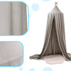 Szürke függesztett baldachin sátor gyerekszobába (tipi stílus)