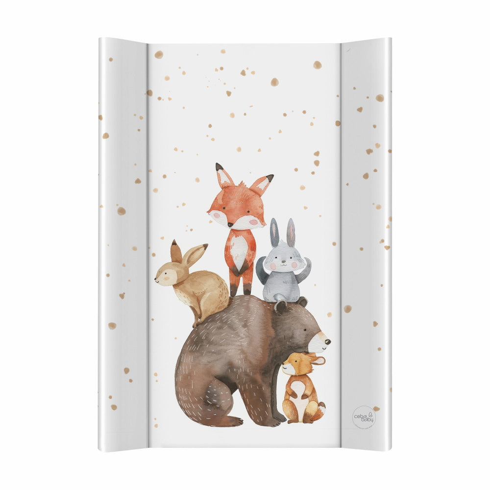 Ceba pelenkázó lap puha 2 oldalú 50x70cm BASIC  Forest Friends