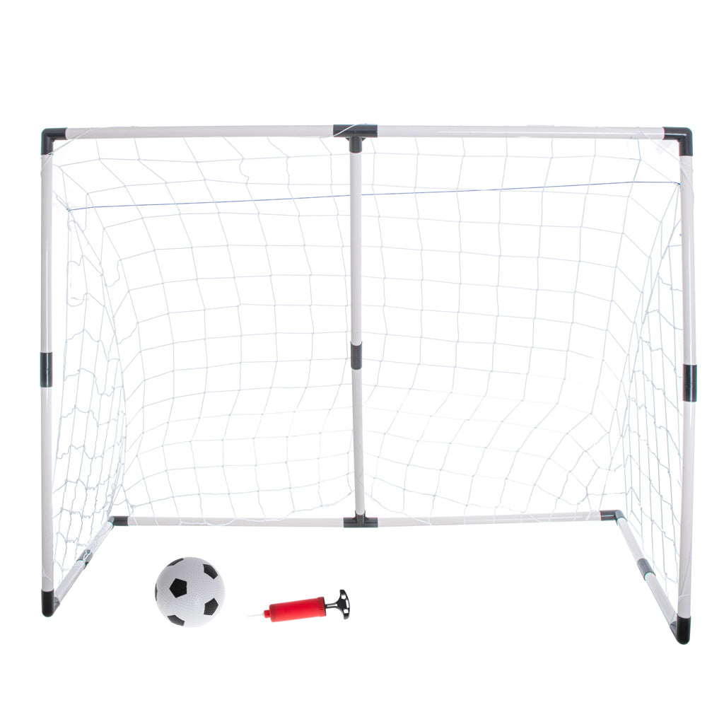 Gyerek focikapu 2 az 1-ben labdával és pumpával 143 × 110 cm - Játéktündér webáruház