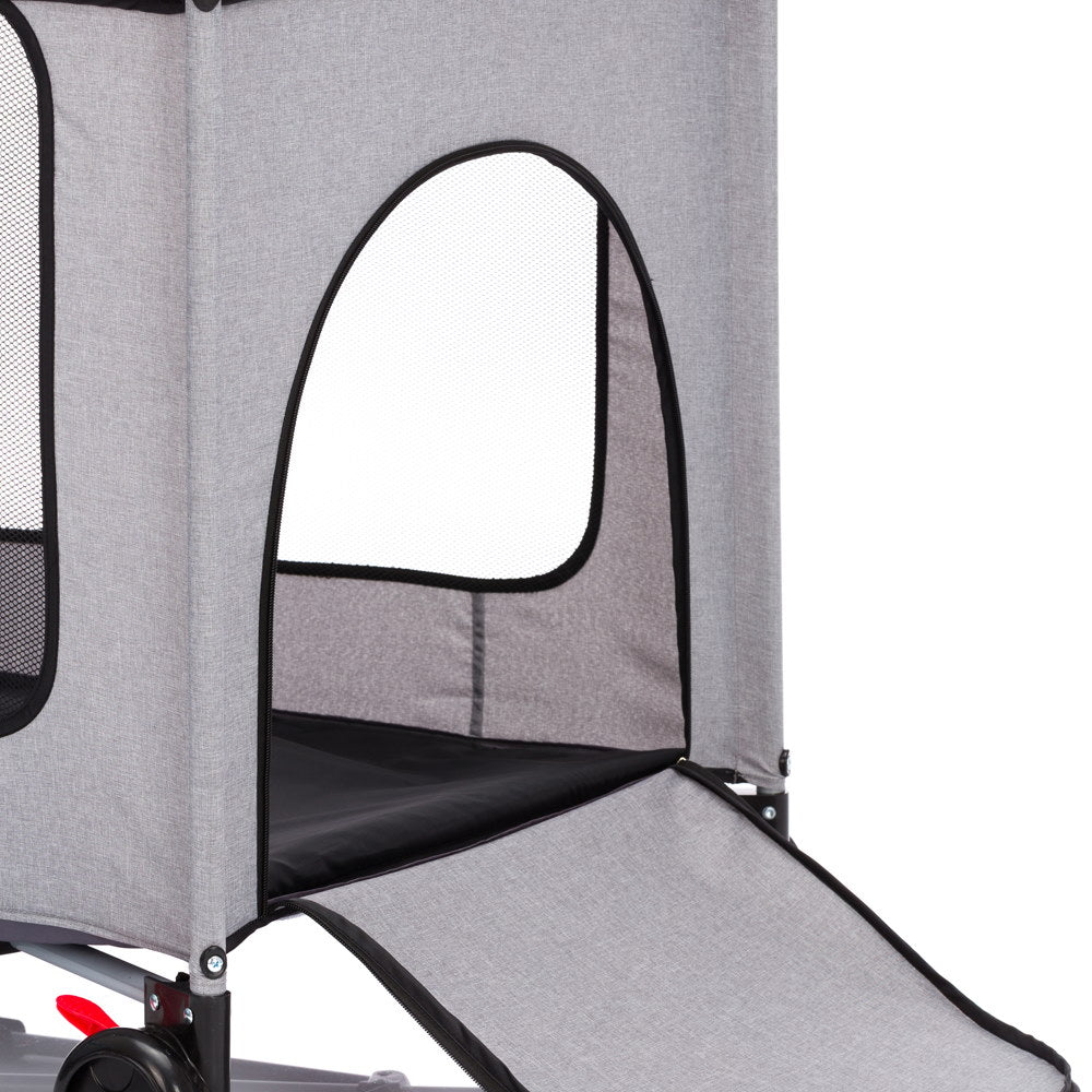 Fillikid Standard kerekes utazóágy - melange szürke