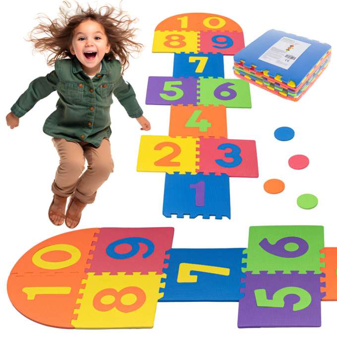 Színes habszivacs puzzle szőnyeg