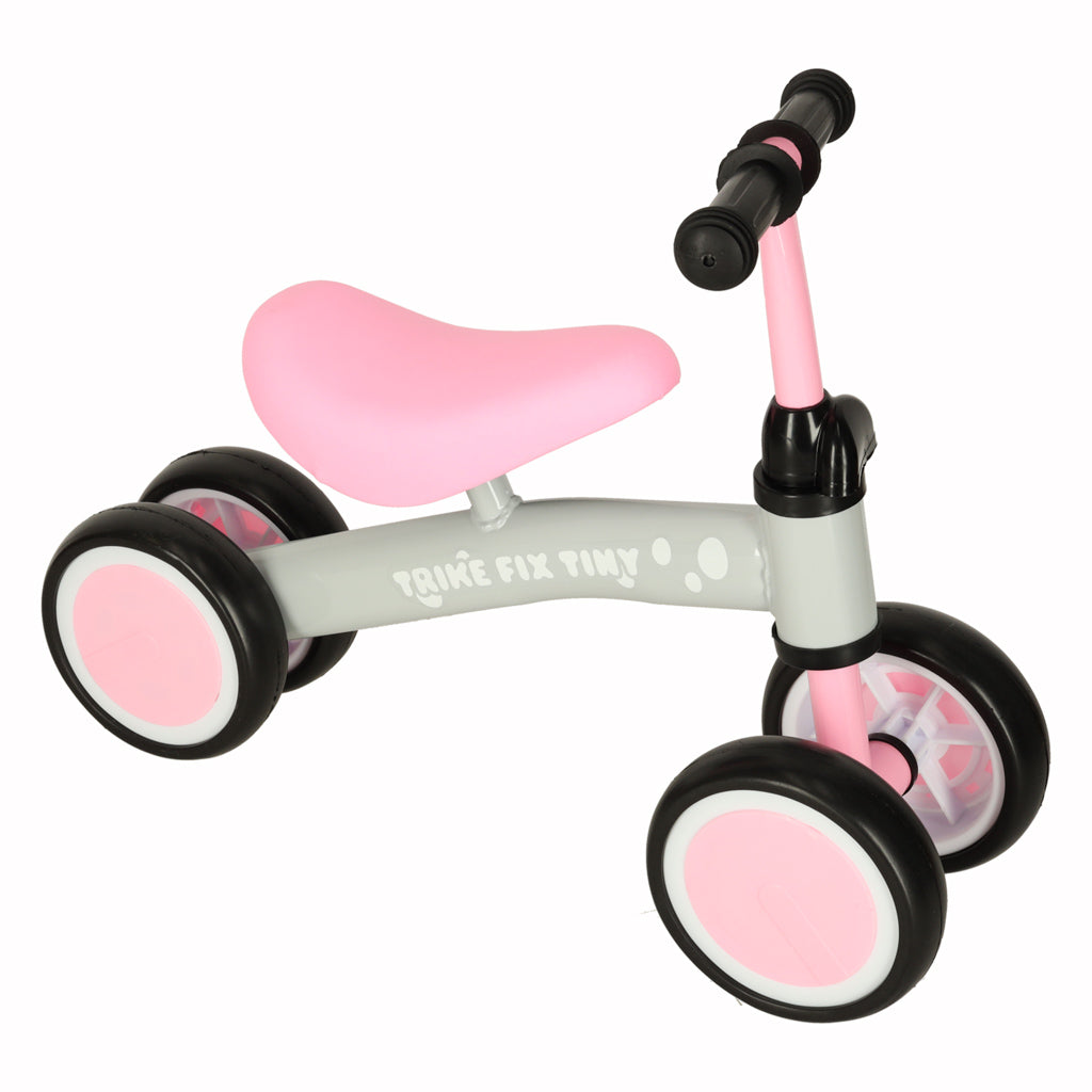 Négykerekű futóbicikli, rózsaszín - TRIKE FIX TINY - Játéktündér webáruház