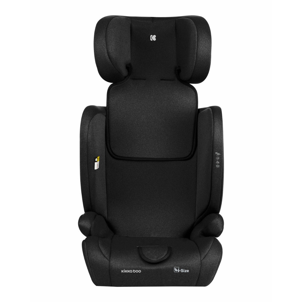 Kikkaboo i-Cross i-Size ISOFIX gyerekülés 76–150 cm Top Tether, fekete - Játéktündér webáruház