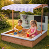 LULILO Sablo wooden sandbox with 360° 120cm rotating canopy - Játéktündér webáruház
