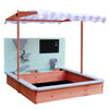LULILO Sablo wooden sandbox with 360° 120cm rotating canopy - Játéktündér webáruház
