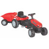 Pilsan pedálos traktor trélerrel, piros