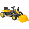 Pilsan traktor homlokrakodós, fekete-sárga