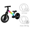 Trike Fix Glow cross-country bike LED black - Játéktündér webáruház