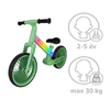 Trike Fix Glow cross-country bike LED green - Játéktündér webáruház