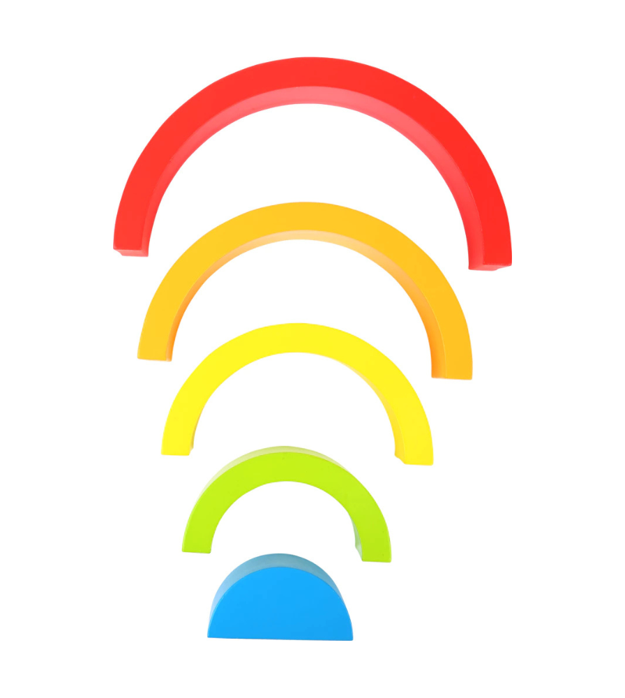 Montessori fa szivárvány, 5 részes - Játéktündér webáruház